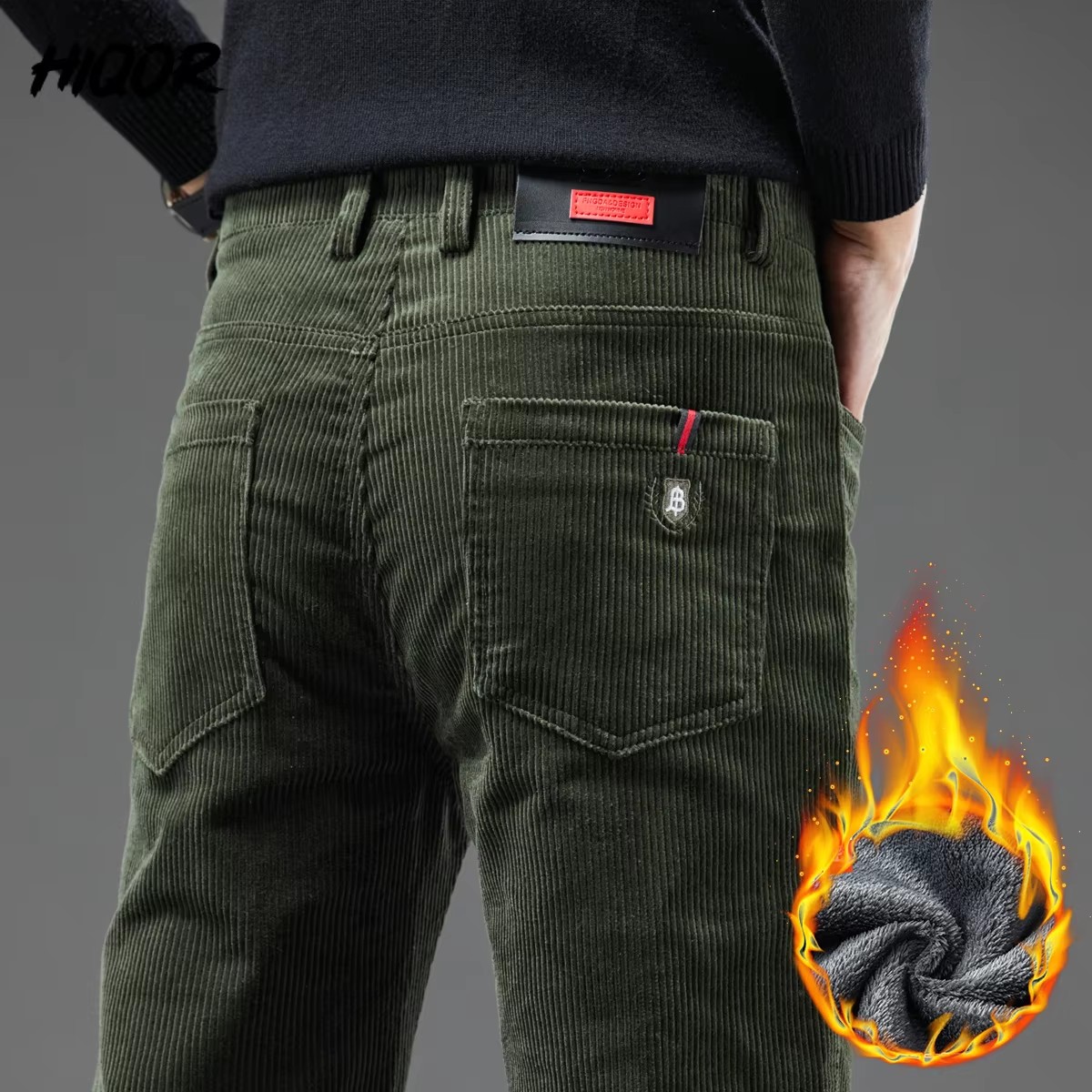 Corduroy Pant Warm - Men's Winter Corduroy Pants Thick Warm