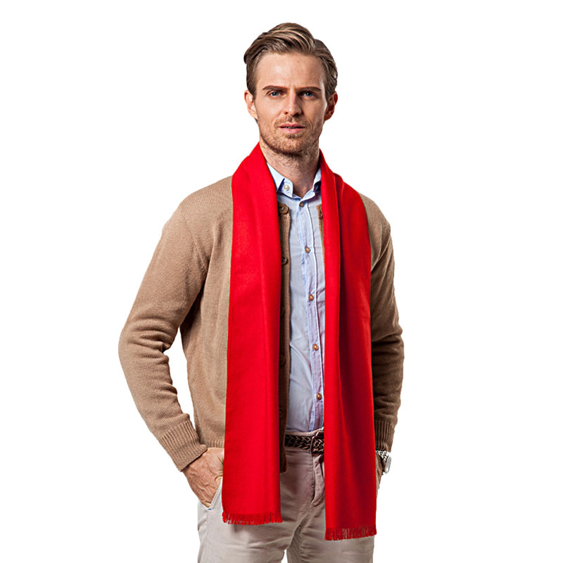 Wool Scarf Men - Thời Trang Mùa Đông Màu Áo