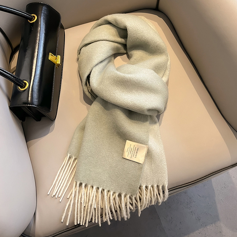 New 100% Wool Scarf Men Women  - đánh giá và giá Wool Scarf Men