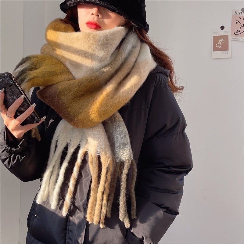2025New Winter Thick Warm Scar - đánh giá và giá Shawl Wrap Winter