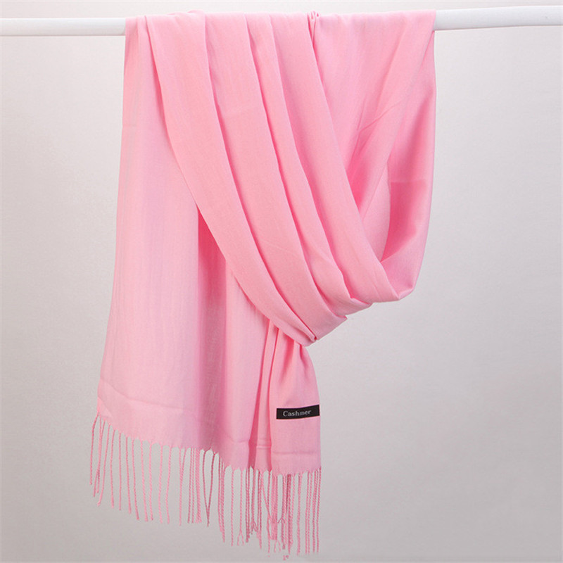 Fashion Solid Color 2023 Women - đánh giá và giá Shawl Wrap Winter