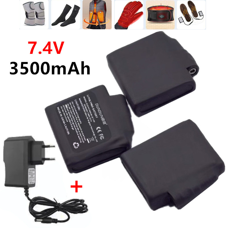 Heated Gloves Battery 7.4V 350 - đánh giá và giá Heated Vest Battery