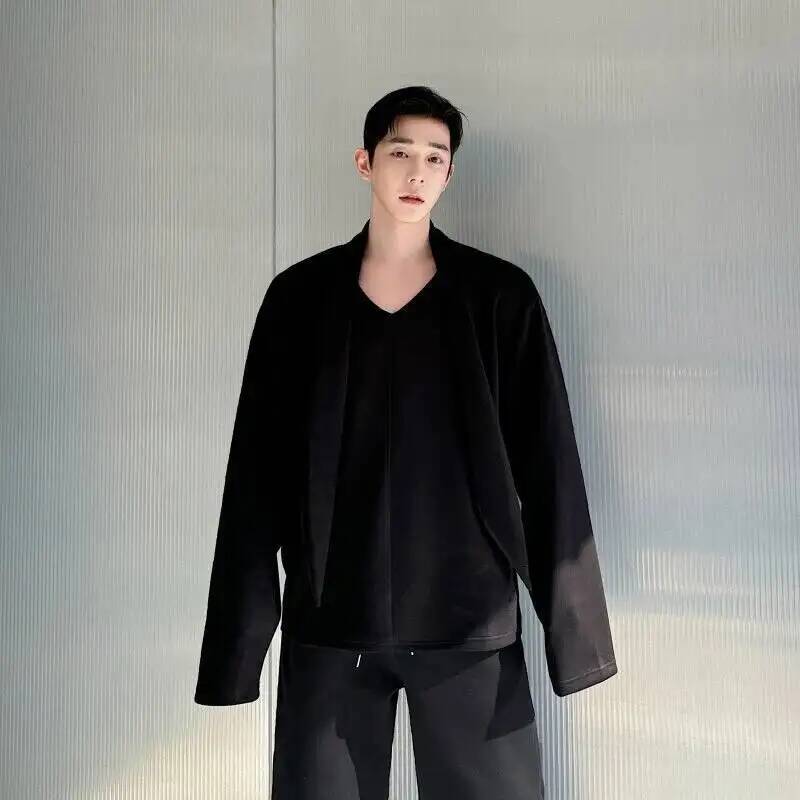 V Avant-Garde Men's Collar Hoo - đánh giá và giá Wool Scarf Men
